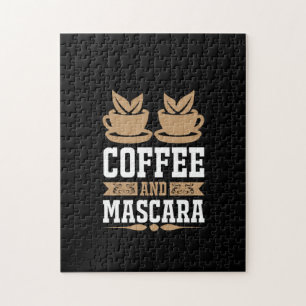 Kaffee Art Kaffee und Mascara