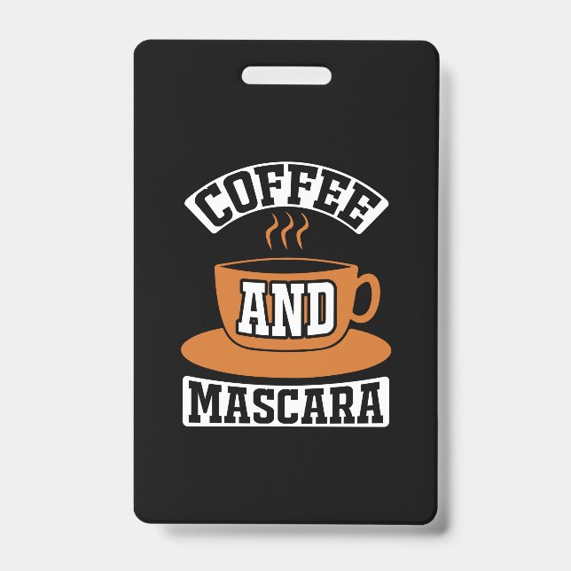 Kaffee Art Kaffee und Mascara Ausweis (Vorderseite)