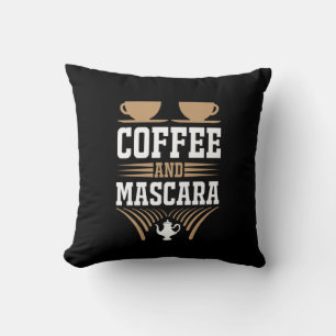 Kaffee Art Kaffee und Mascara Kissen