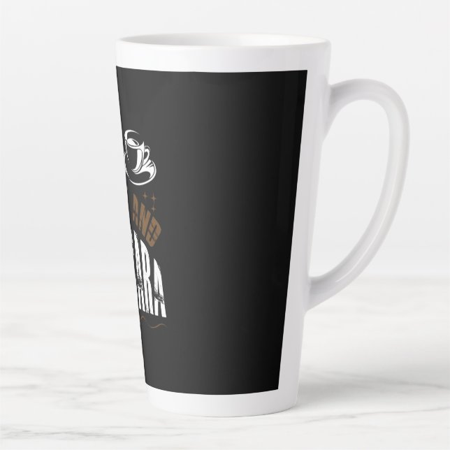 Kaffee Art Kaffee und Mascara Milchtasse (Rechts)