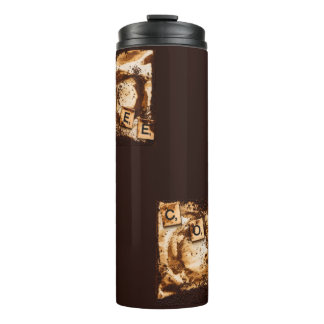 Kaffee auf Kaffee Thermosbecher