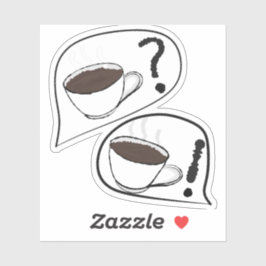 Kaffee? Aufkleber