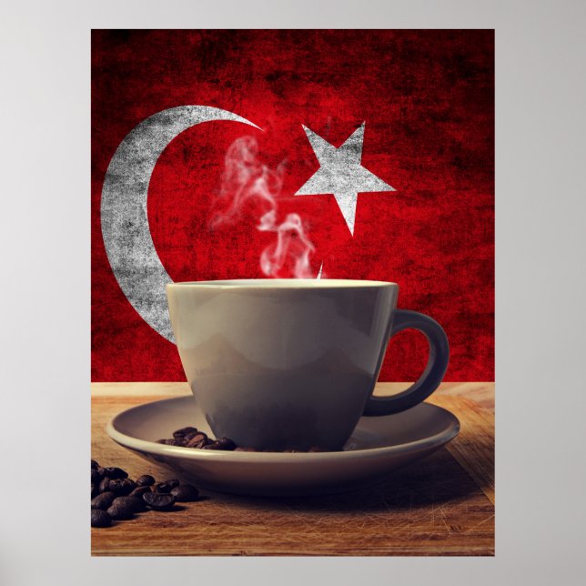 Kaffee aus der Türkei Poster (Vorne)