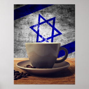 Kaffee aus Israel Poster