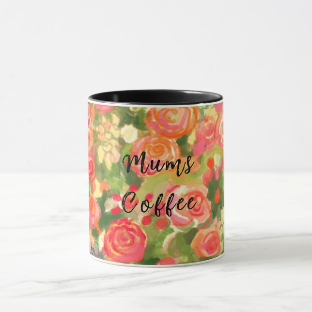 Kaffee aus Mumm, Blümchen Tasse (Zentrum)