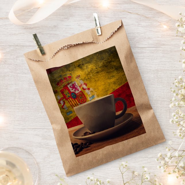 Kaffee aus Spanien Geschenktütchen (Ausgeschnitten)