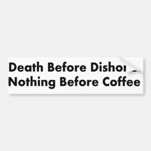 Kaffee Autoaufkleber