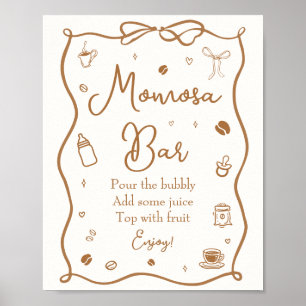 Kaffee-Baby-Shower-Momosa-Bar Poster