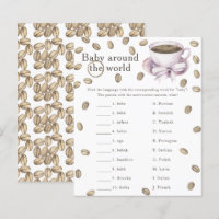 Kaffee-Babydusche - Baby auf der ganzen Welt