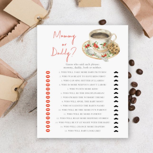 Kaffee-Babydusche - Mama- oder Papadi-Spiel (Von Creator hochgeladen)