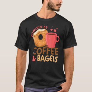 Kaffee Bagel Frühstück Brunch Bagel T-Shirt