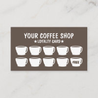 Kaffee-Bar-Treppenkarten