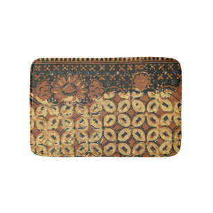 Kaffee Bean Earthy Boho Rustic Badematte