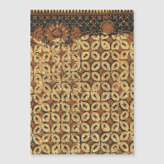 Kaffee Bean Earthy Boho Rustic Magnetkarte (Vorderseite)