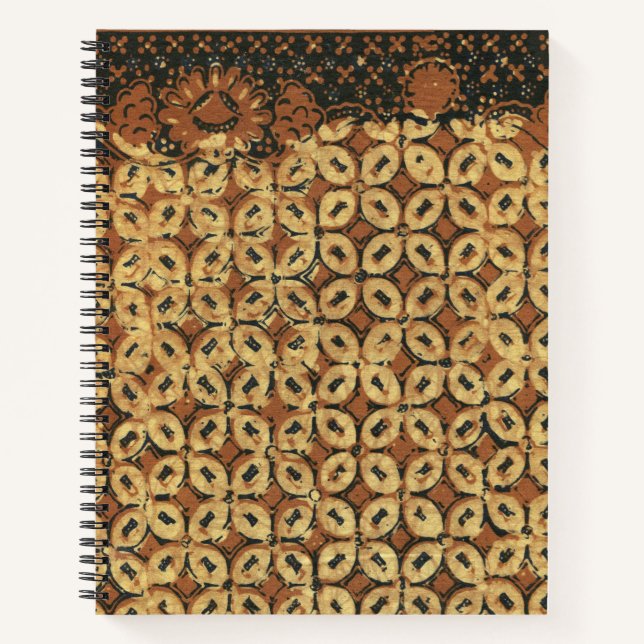 Kaffee Bean Earthy Boho Rustic Notizbuch (Vorderseite)