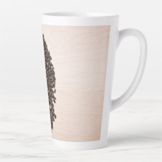 Kaffee Bean Herz Latte Tasse
