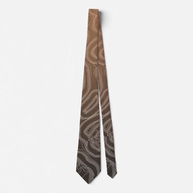 Kaffee Bean Necktie Krawatte (Vorderseite)