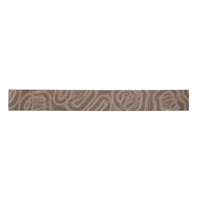 Kaffee Bean Satin Ribbon Satinband (Vorderseite)