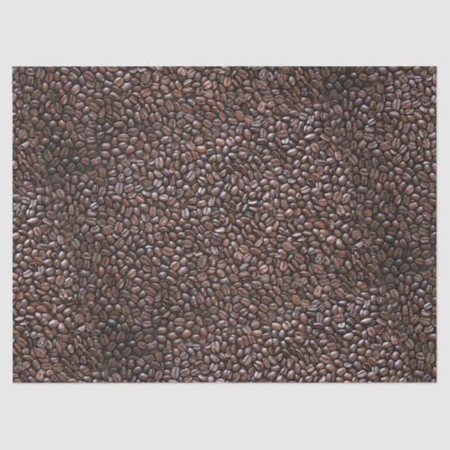 KAFFEE BEANS PATTERN SEIDENPAPIER (Vorderseite)
