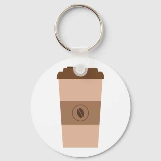 Kaffee-Beeren-Cup Schlüsselanhänger (Vorderseite)