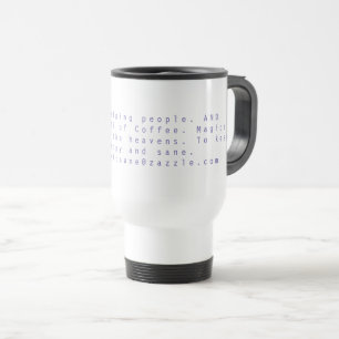 Kaffee behält mich glücklich reisebecher