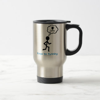 Kaffee - behält mich zu laufen reisebecher