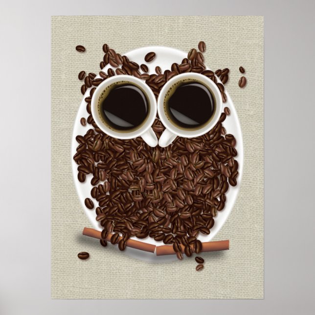 Kaffee Beulenposter Kunst Poster (Vorne)