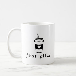 Kaffee, bitte (IPA) Kaffeetasse