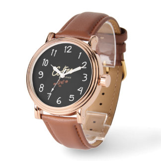 Kaffee bitte Kaffee Läden Armbanduhr
