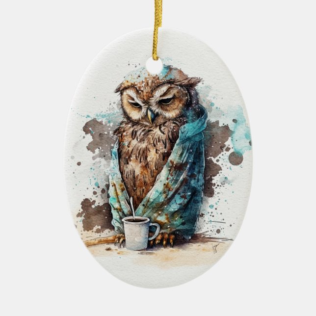 Kaffee bitte keramik ornament (Vorne)