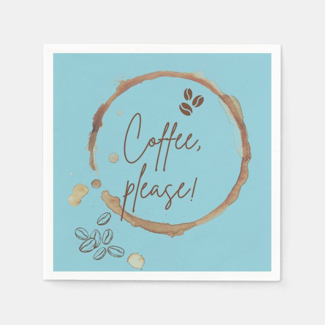 Kaffee bitte serviette (Vorderseite)