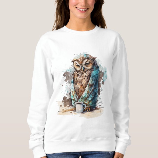 Kaffee bitte sweatshirt (Vorderseite)