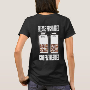 Kaffee braucht Frauen schwarz T-Shirt