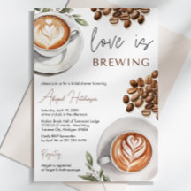 Kaffee-Brautparty - Liebe ist Brechen