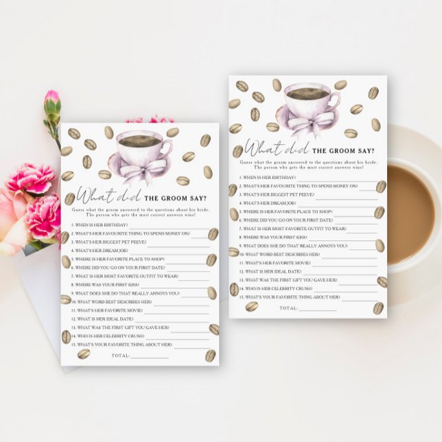 Kaffee & Brautparty Was hat der Bräutigam gesagt? (Von Creator hochgeladen)