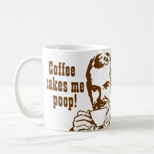 Kaffee bringt mich zum Kacken! Kaffeetasse