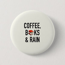 Kaffee, Bücher u. Regen