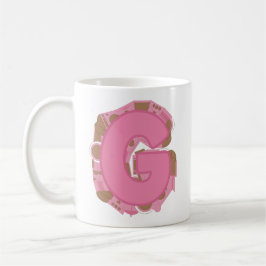 Kaffee Buchstabe G: Monogramm Anfangsbuchstabe Kaffeetasse