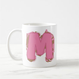 Kaffee Buchstabe M: Monogramm Initial Kaffeetasse