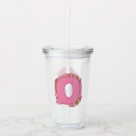 Kaffee Buchstabe O: Monogramm Initiale Acryltrinkbecher