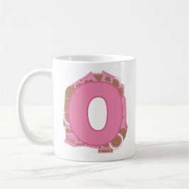 Kaffee Buchstabe O: Monogramm Initiale Kaffeetasse