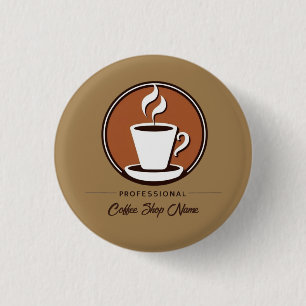 Kaffee Business beruflich Café Espresso Shop Button