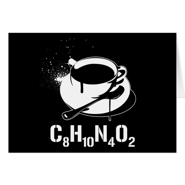 Kaffee C8H10N4O2 (Vorderseite (Horizontal))