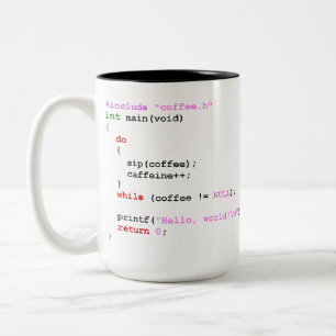 Kaffee.c Zweifarbige Tasse