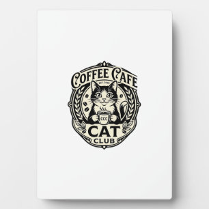 Kaffee Café Katze Lustige Katze Grafik - Kaffee Ca Fotoplatte