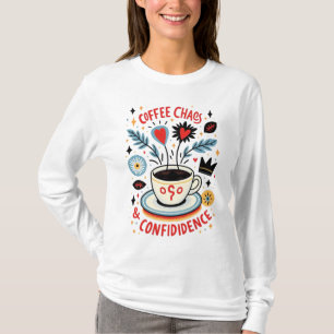 Kaffee-Chaos und Zuversicht T-Shirt