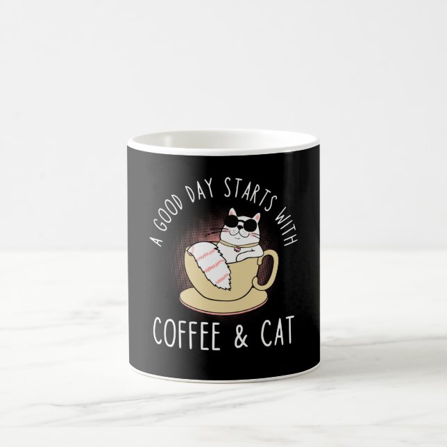 Kaffee Chat Sprichwort Kaffeetasse (Mittel)