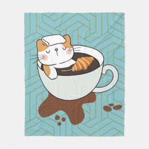 Kaffee Chat Wellness-Center Fleecedecke