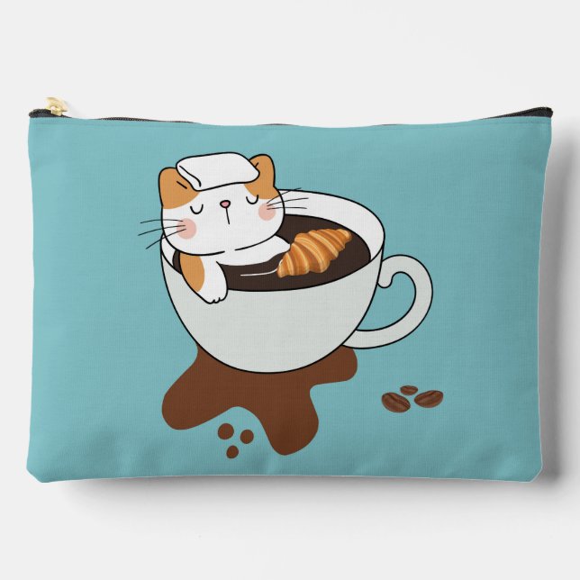 Kaffee Chat Wellness-Center Zubehörtasche (Vorderseite)