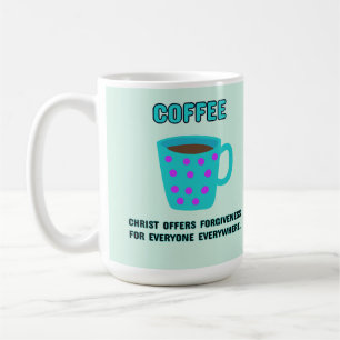 Kaffee Christliche Vergebung Kaffeetasse
